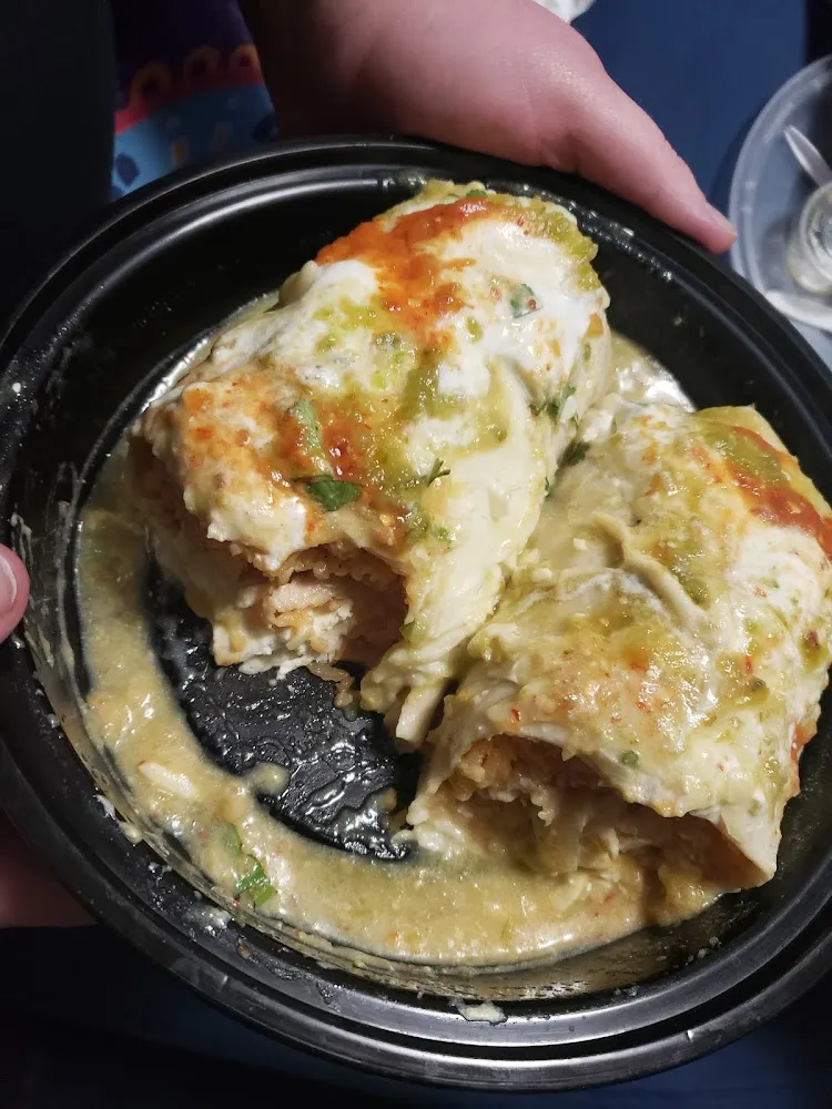 Chicken Burrito with Salsa